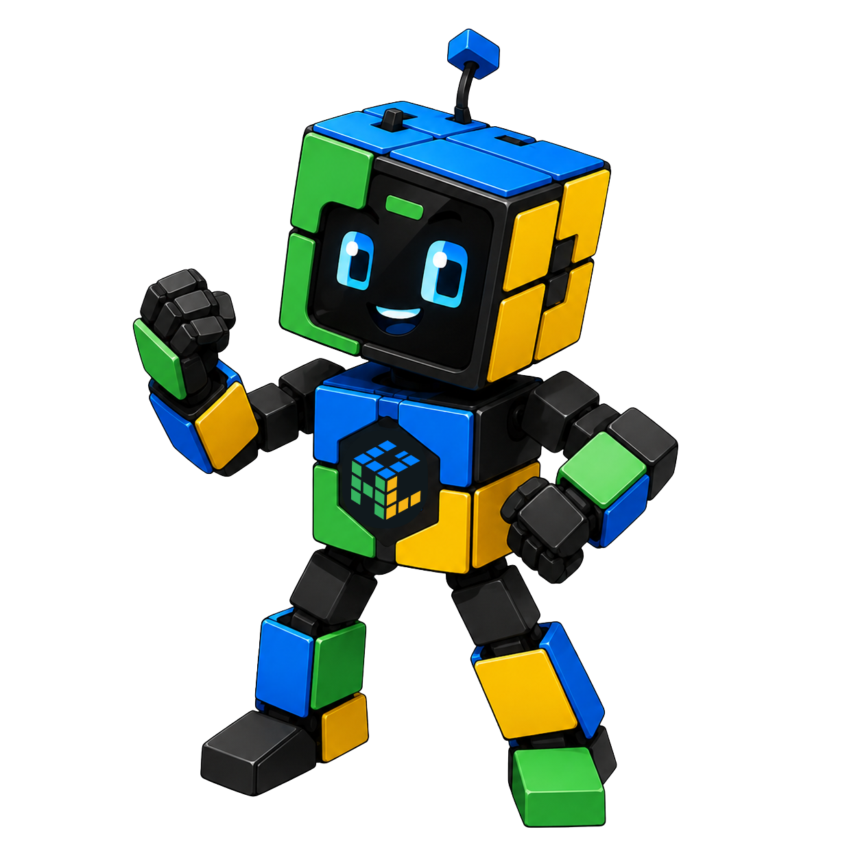Cubley, the GHL Brands AI content agent mascot