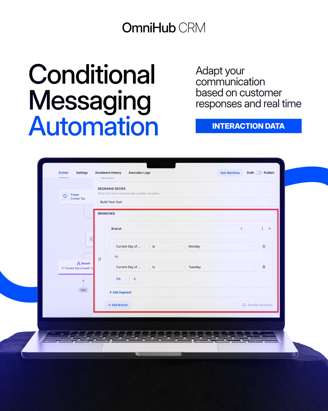 Conditional Messaging Automation sample social post