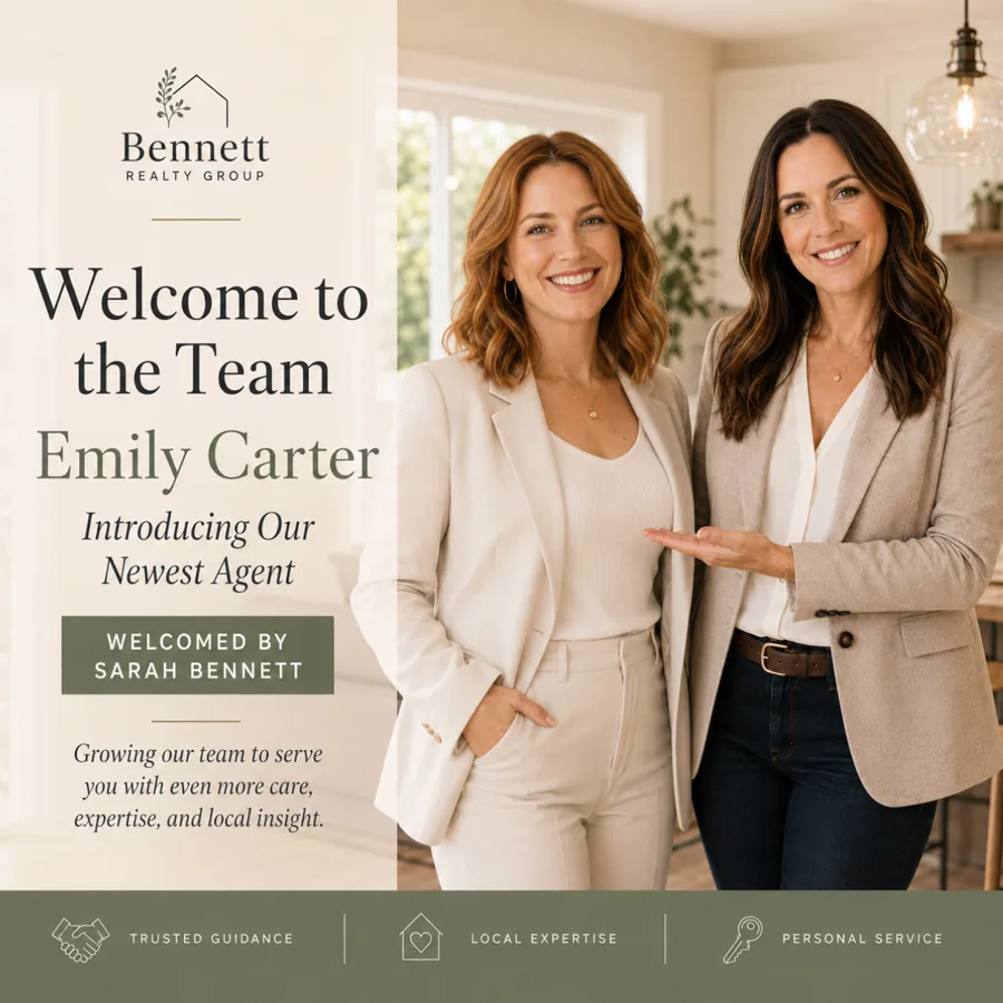 Meet the Team sample social post