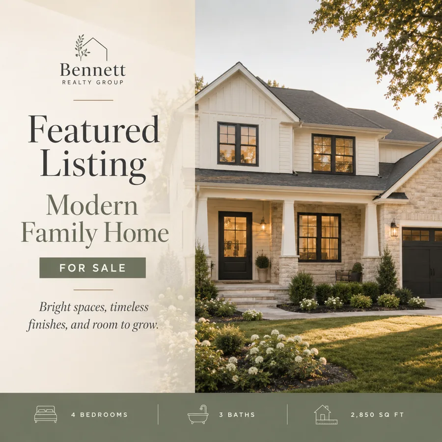 Featured Listing sample social post